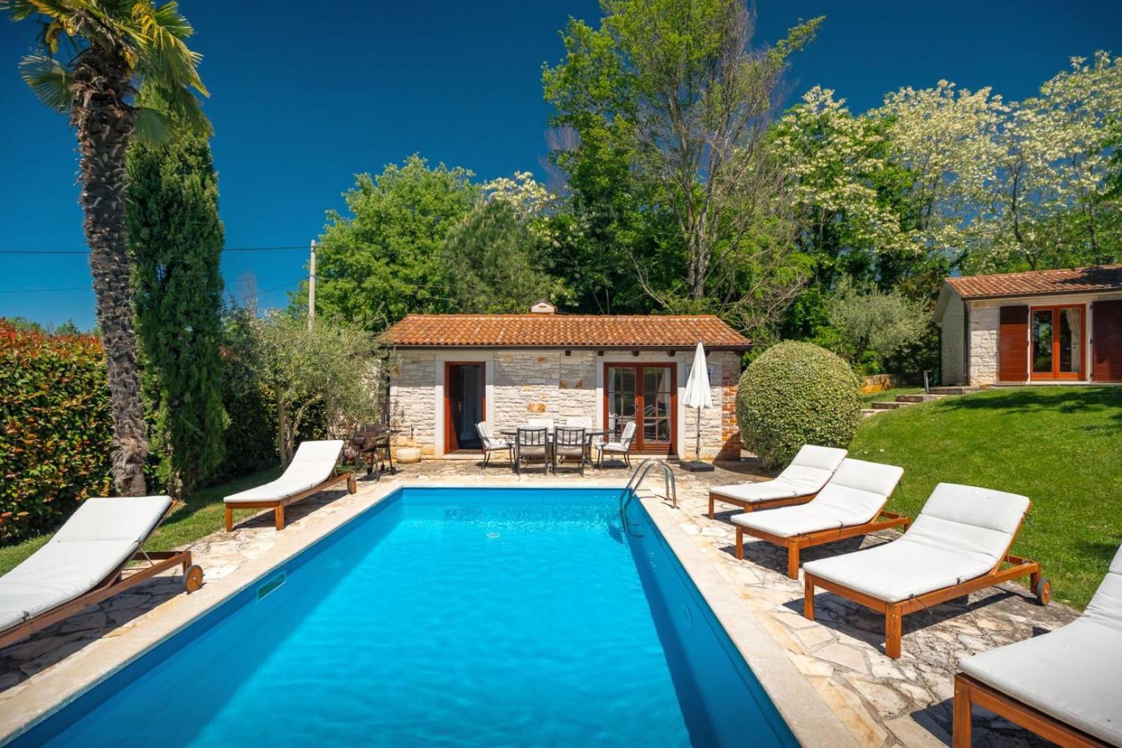 Rustic Villa Cehici With Pool In Sveti Lovrec Jehnici Εξωτερικό φωτογραφία