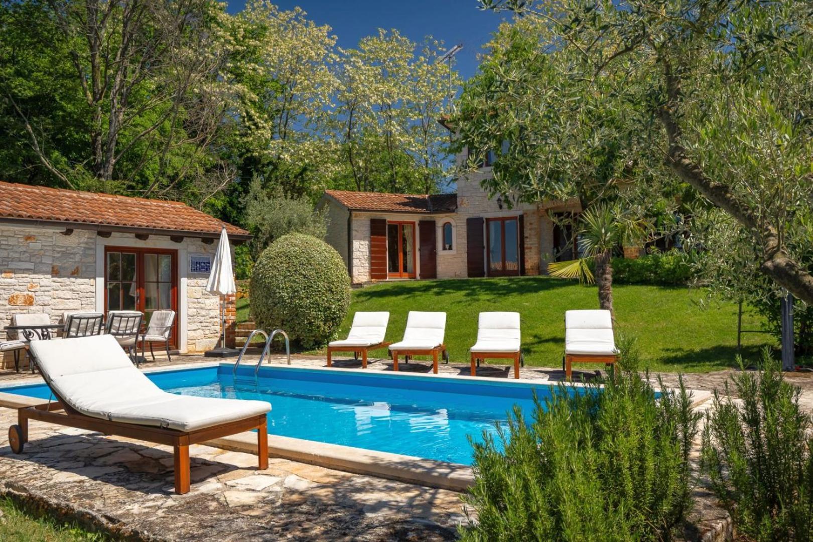 Rustic Villa Cehici With Pool In Sveti Lovrec Jehnici Εξωτερικό φωτογραφία