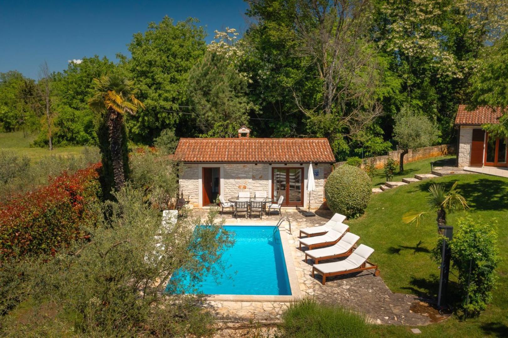 Rustic Villa Cehici With Pool In Sveti Lovrec Jehnici Εξωτερικό φωτογραφία