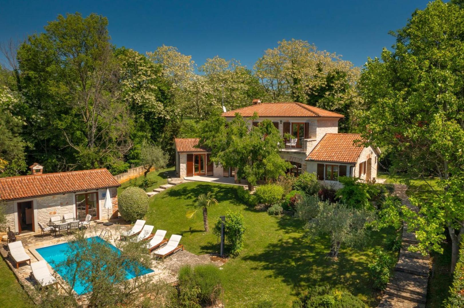 Rustic Villa Cehici With Pool In Sveti Lovrec Jehnici Εξωτερικό φωτογραφία